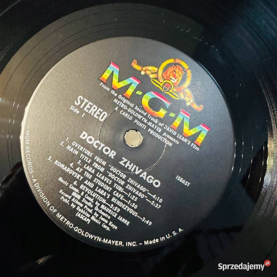 Maurice Jarre OST Doctor Zhivago NMEX US LP 1965 Poznań