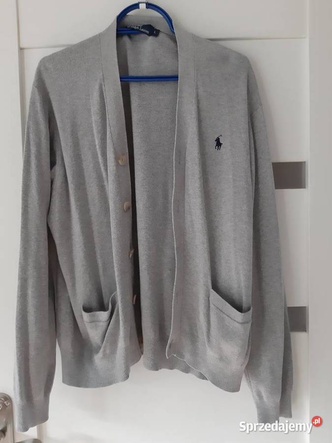 Ralph lauren sweter L szary polo 100oryginał nie Podkowa Leśna sprzedam