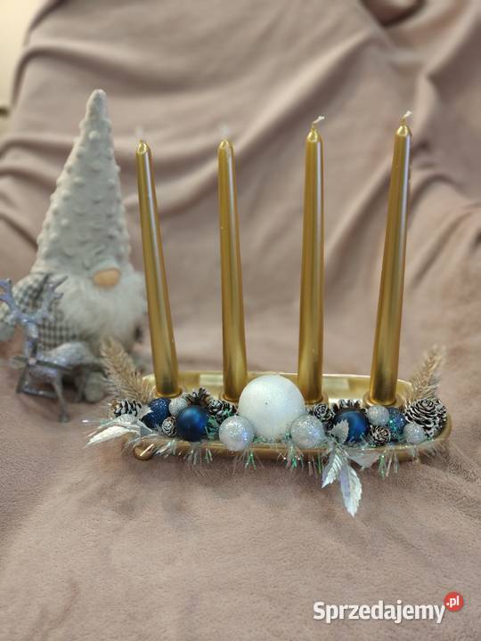 Świąteczne świeczniki idealne na wigilijny stół Ozorków