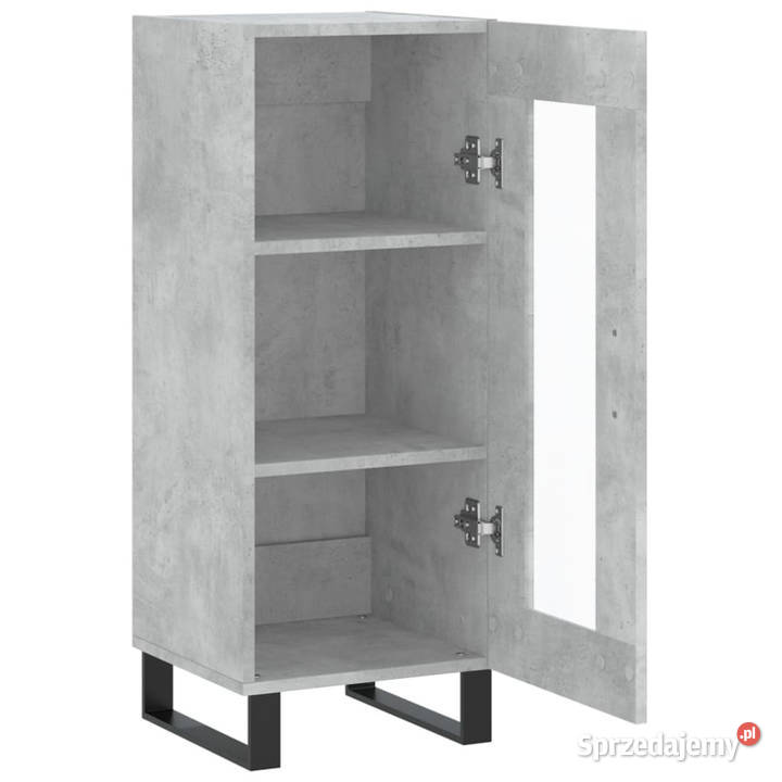 Szafka szarość betonu 345x34x90 materiał mazowieckie Warszawa