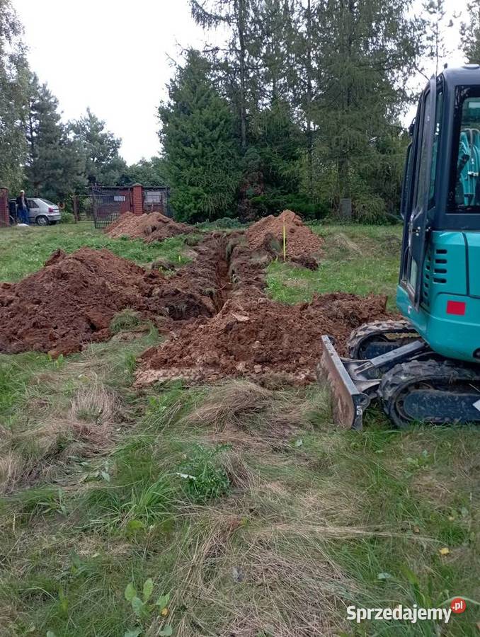 Usługa minikoparka Pozostałe usługi Bogusławice
