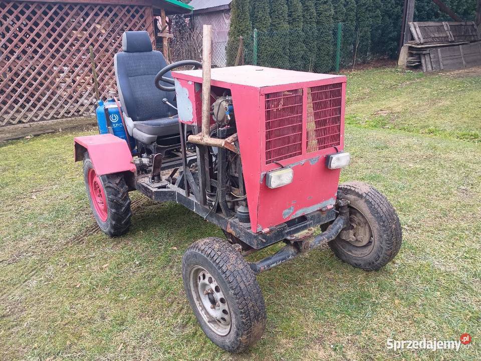 Ciągnik Sam silnik maluch fiat 126p LPG Domaradz