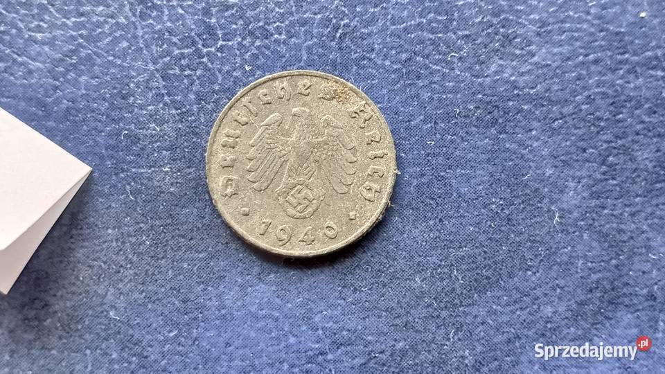 Sare monety 1 fenig 1940 B NIemcy podkarpackie Lesko