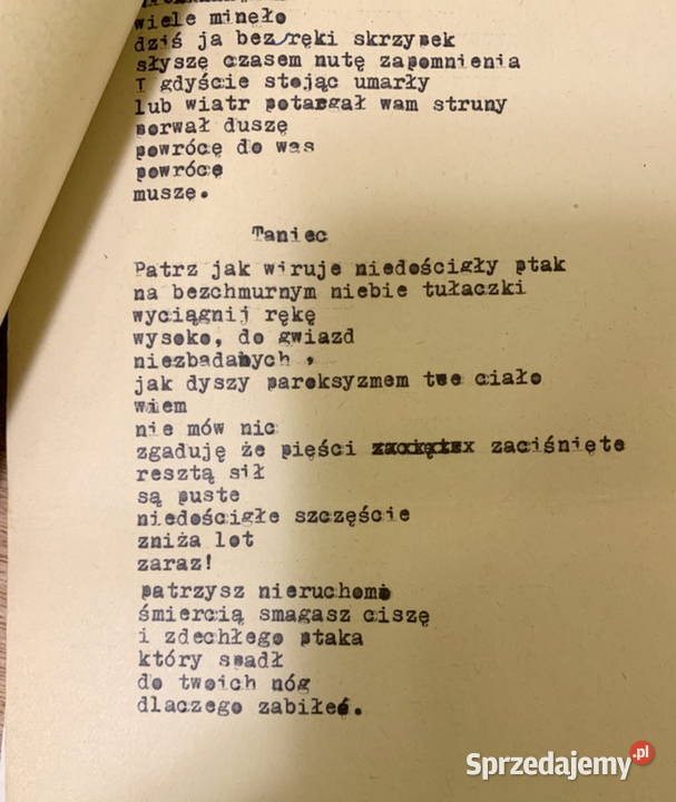 Zestaw starrych wierszy z lat 60tych Stalowa Wola