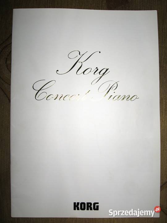 KORG Concert Piano digital pianos catalog Kępice sprzedam