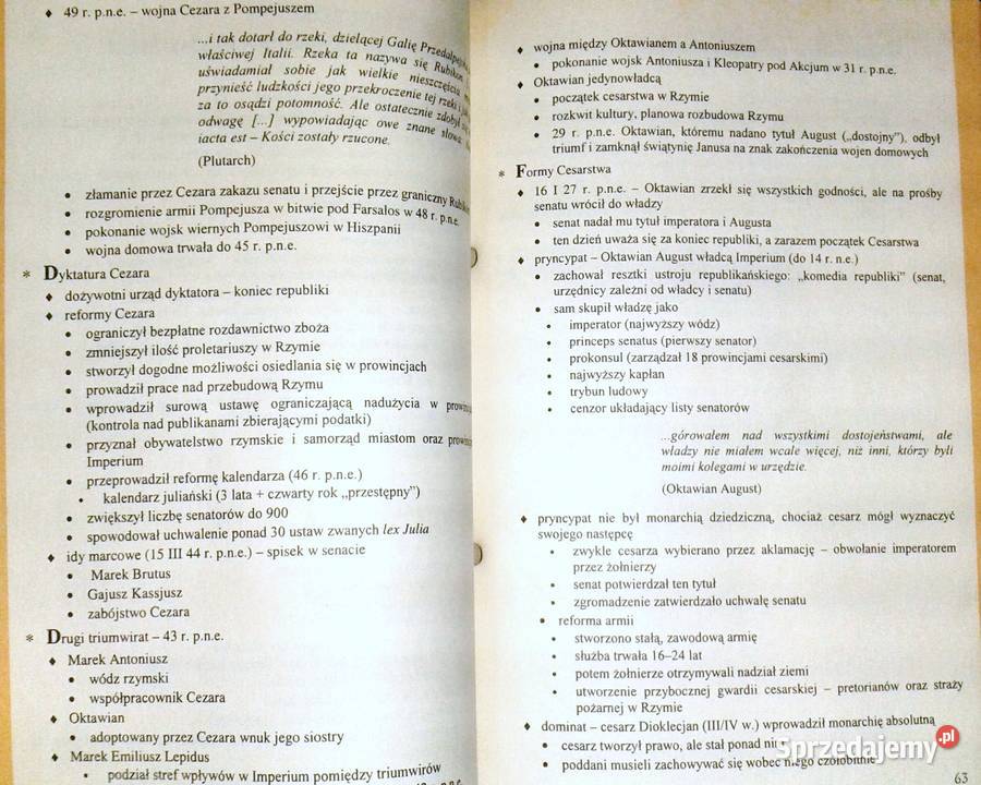 Notatki z lekcji Historia Starożytność Rok wydania 2001 Chełm