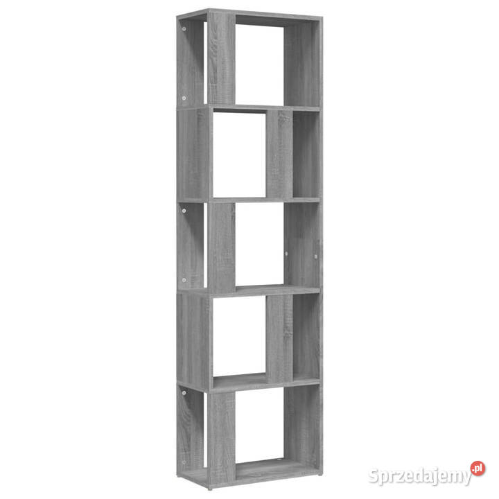 Regał na książki szary dąb sonoma 45x24x160 mazowieckie Warszawa sprzedam