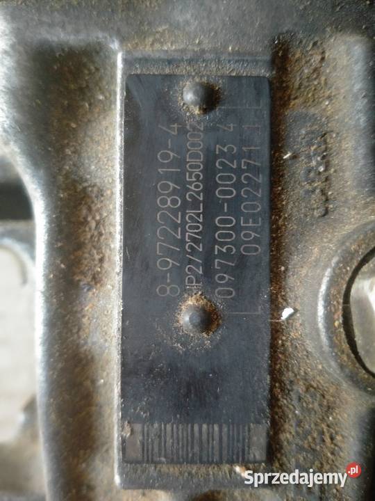 Pompa wysokiego ciśnienia signum 30cdti Ciepielów