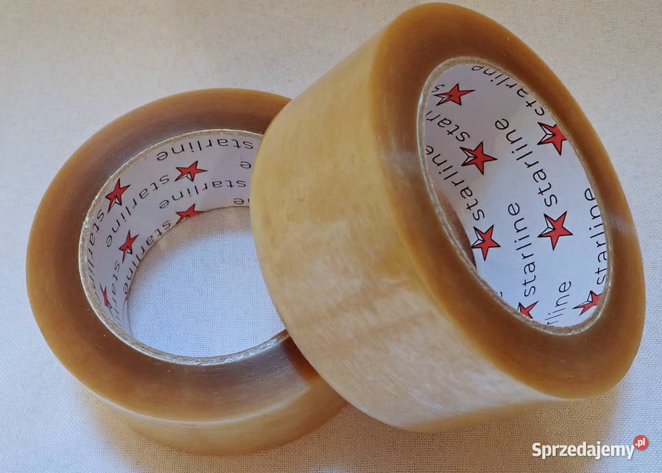 Taśma klejąca pakowa bezbarwna 132m Mocny Pozostałe Siewierz