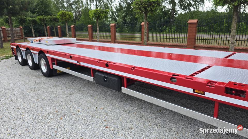 DOLL 3osie skretne niskopodwozie laweta naczepa 26580kg Galomin