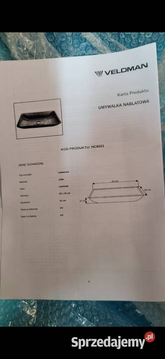 Umywalka nablatowa Veldman Nakło nad Notecią