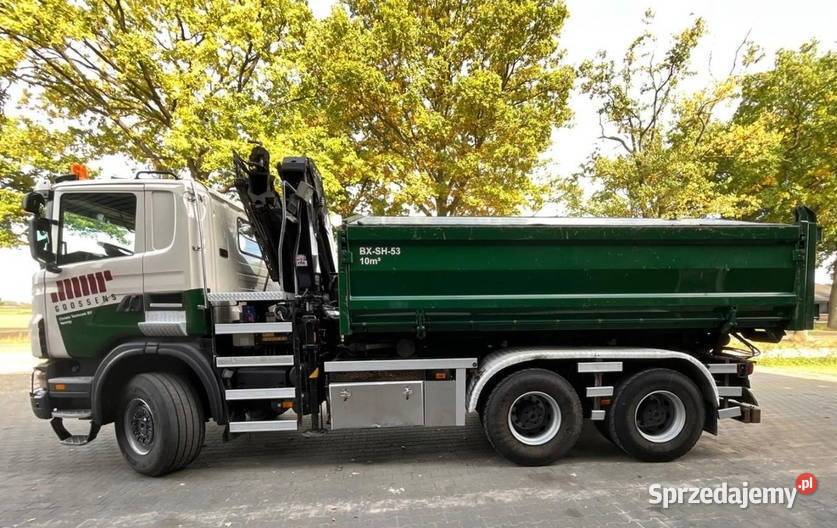 Scania Wywrotka 6x6 z dzwigiem mazowieckie Warszawa