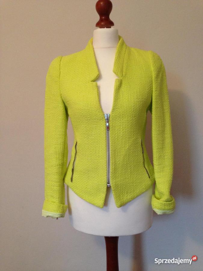 Kanarkowa marynarka ZARA TRF hit wiosny łódzkie Tychów