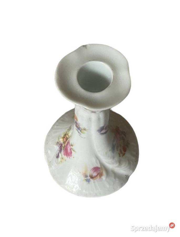 Świecznik porcelanowy F Gardner 18701890 mazowieckie Warszawa