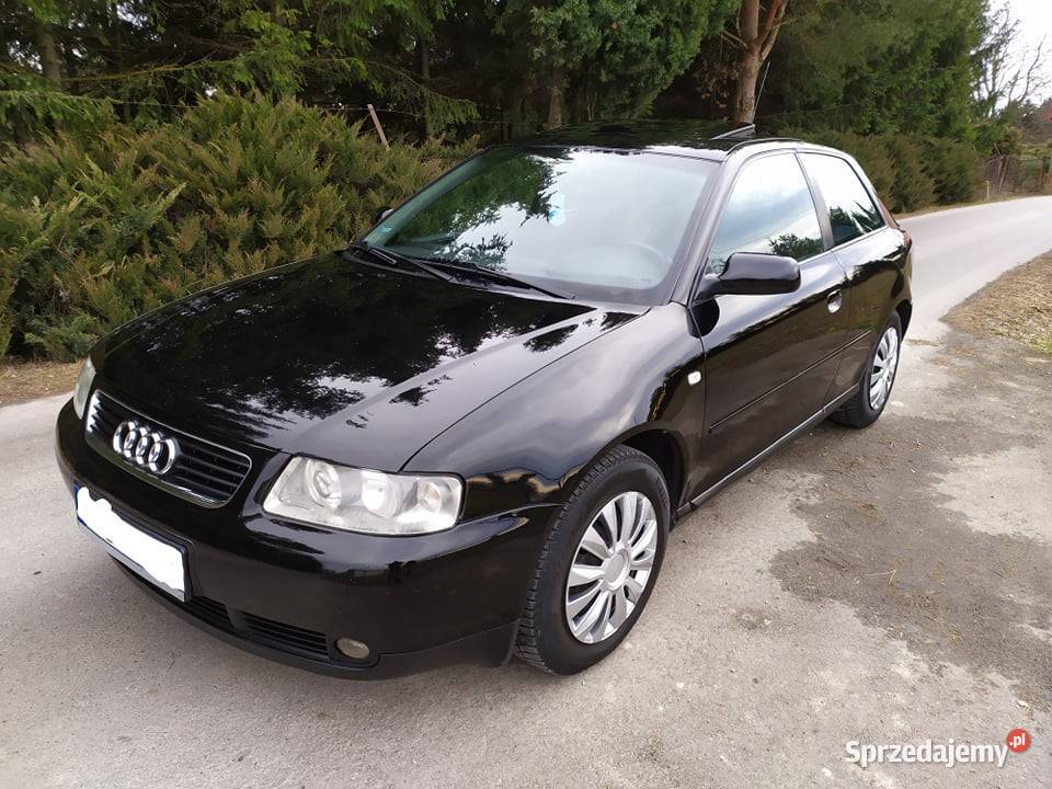 Czarne Audi A3 18 BG Sekwencja 2002 Szyberdach A3 Świdnik