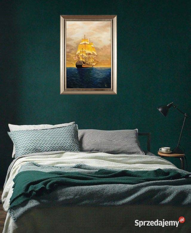 Obraz olejny Żaglowiec Lublin