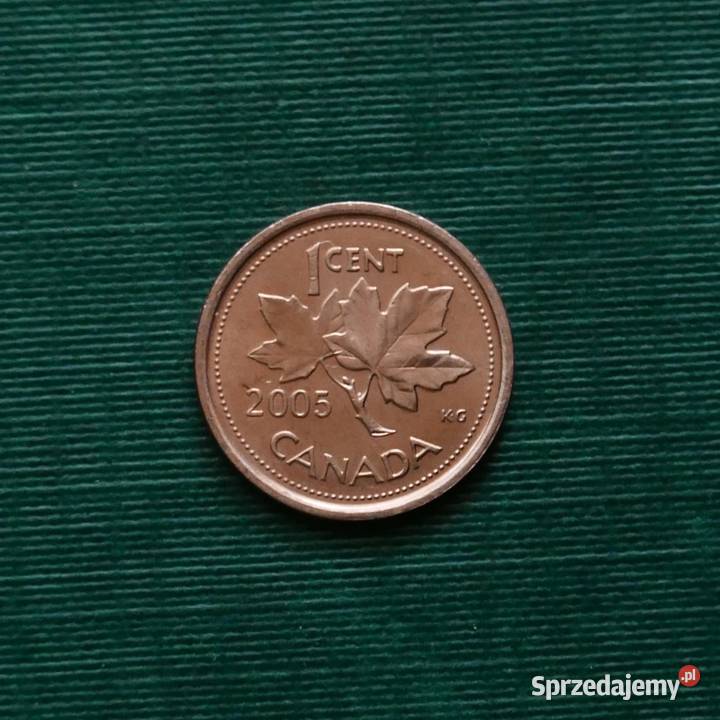 KANADA 1 cent 2005r Niemagnetyczna Gliwice