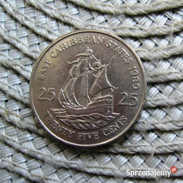 Karaiby 25 Cent 1989r Kalisz sprzedam
