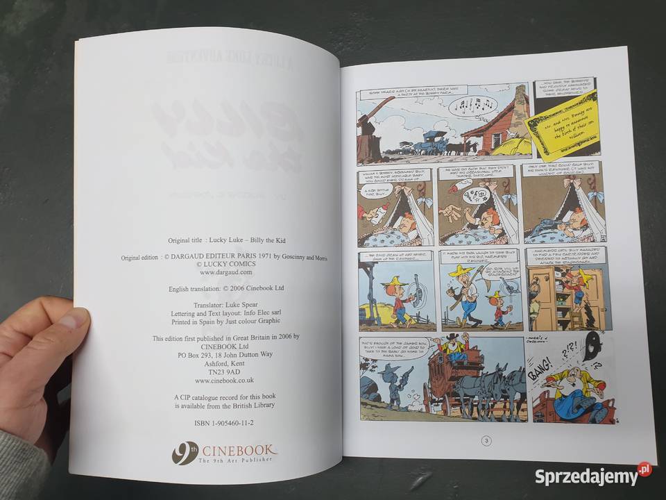 Lucky Luke Billt The Kid komiks wydanie Gdynia sprzedam