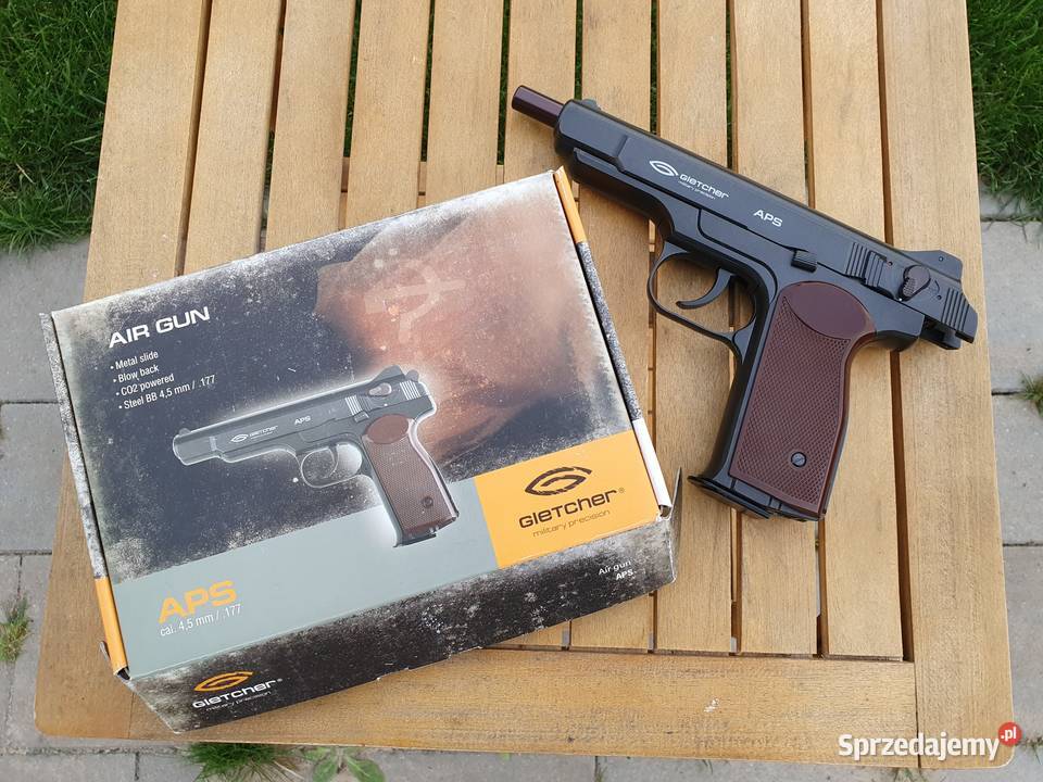 Pistolet APS Gletcher blow back 45mm łódzkie Skierniewice sprzedam