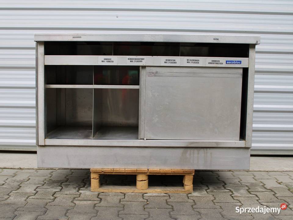 Szafka robocza ze stali nierdzewnej 1370 x 700 x