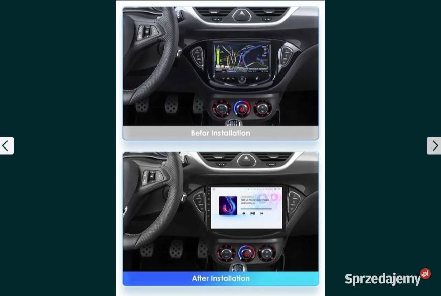 Radio Android 12 Opel Corsa E 20152019r gps wifi Radioodtwarzacze Ożarowice