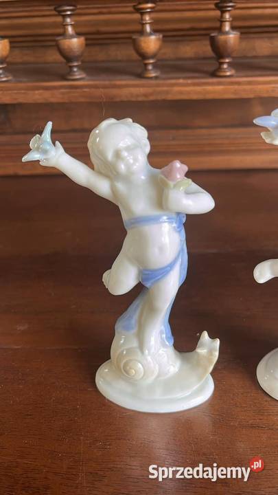 Wiosna Figurki Pory Roku Ilmenau Porzellanfabrik Gdańsk