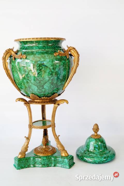 Ogromna waza wazon amfora porcelana brąz Antyki, Sztuka, Kolekcje Gizałki sprzedam