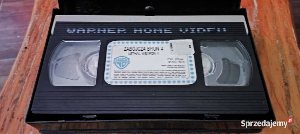 Oryginalna kaseta video VHS film Zabójcza broń 4 Gliwice