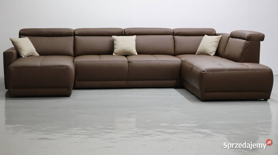 TTN Brązowe Wielkie U kanapa rogówka sofa do Poznań
