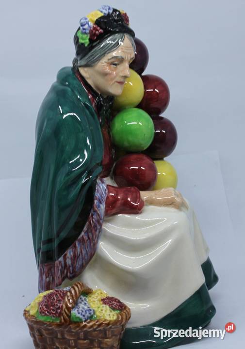 ROYAL DOULTON THGE OLD LADY BALOON Porcelana i szkło pomorskie Gdańsk
