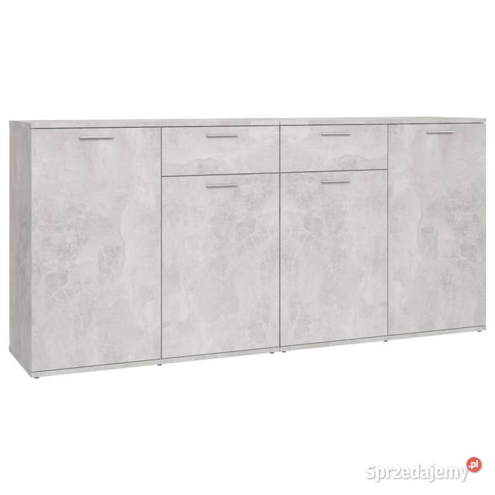 vidaXL Szafka szarość betonu 160x36x75 mazowieckie Warszawa