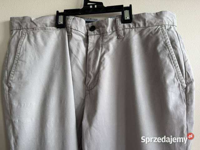 Spodnie Tommy Hilfiger Custom fit bawełna Rozmiar XL Odzież codzienna