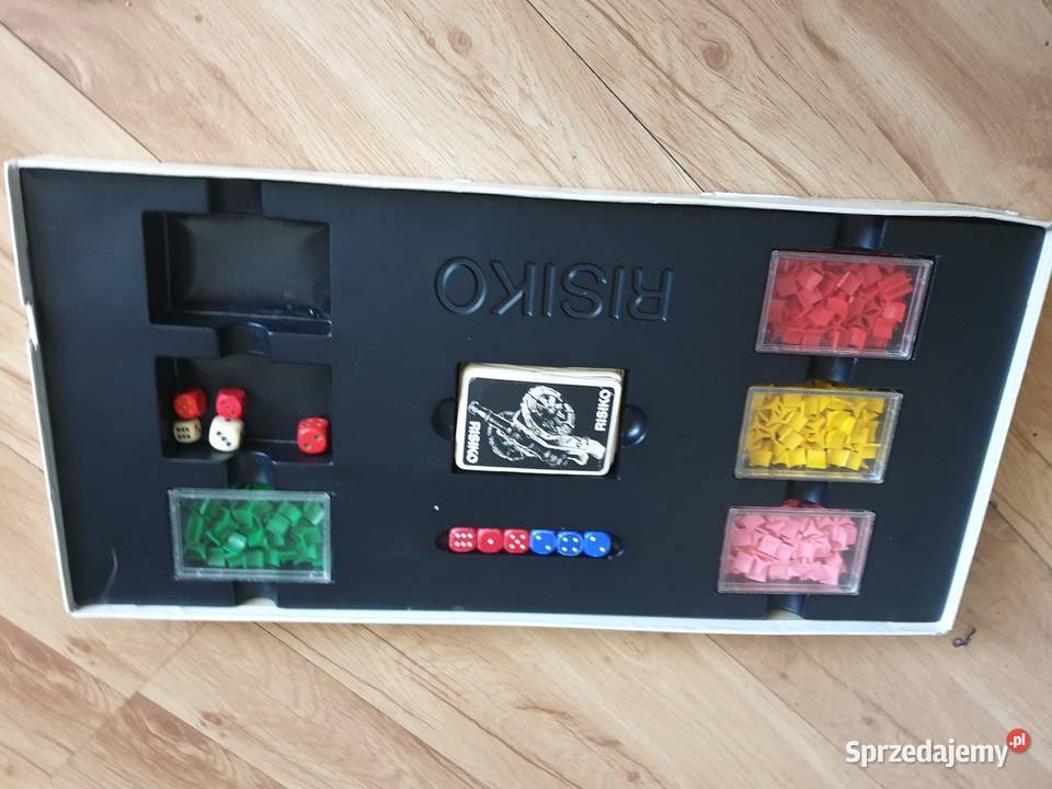 Risiko gra strategiczna planszowa 1975 Nowy Sącz