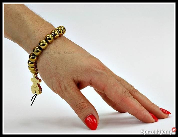 Bransoletka TOUS Złote Kulki Miś NOWOŚĆ Okazja Wrocław