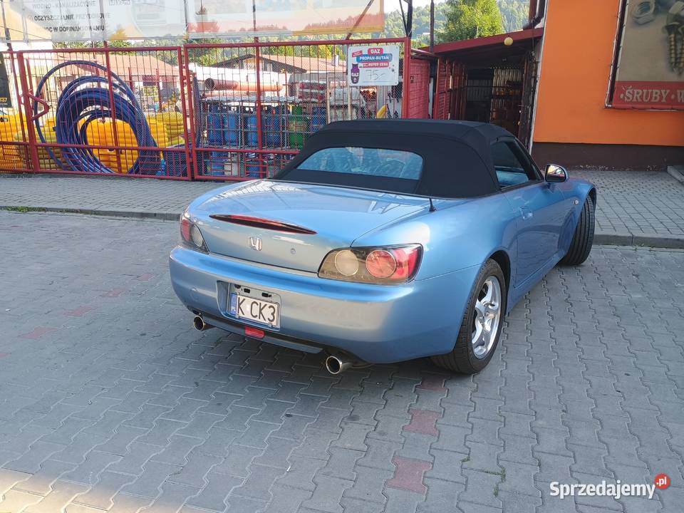 Honda S2000 niebieski samuraj z 2002 r benzyna małopolskie