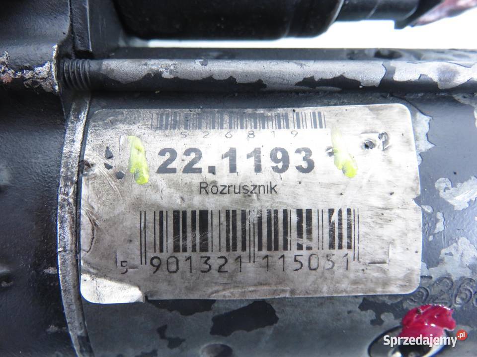 ROZRUSZNIK RENAULT TRAFIC II 19 dCI 221193 osobowe