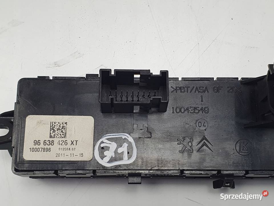 PANEL STEROWANIA PRZEŁĄCZNIKAMI Peugeot 5008 I Chełm