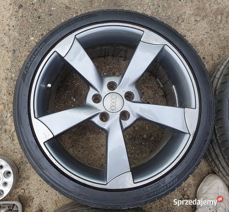 Koła alufelgi audi rotor 5x112 opony letnie dolnośląskie Ziębice