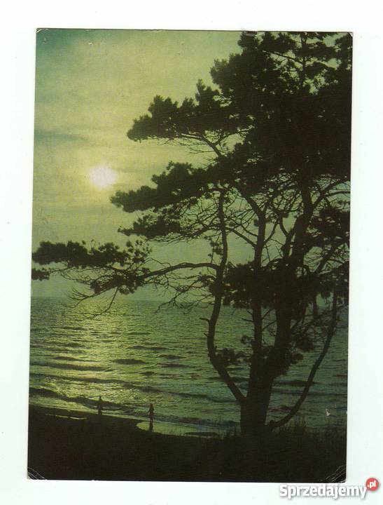 BAŁTYK ZACHÓD SŁOŃCA BAŁTYKIEM POCZTÓWKA Krynki