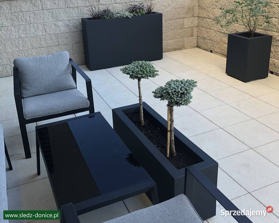 NIE betonowe donice LEKKIE na Wymiar ŚledźDONICE Gdańsk