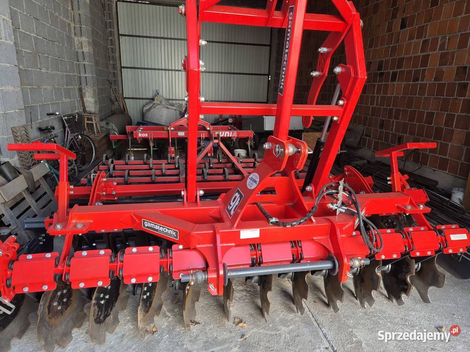 brona talerzowa Gamatechnik 30 m stan idealny nieuszkodzony Bogdanów