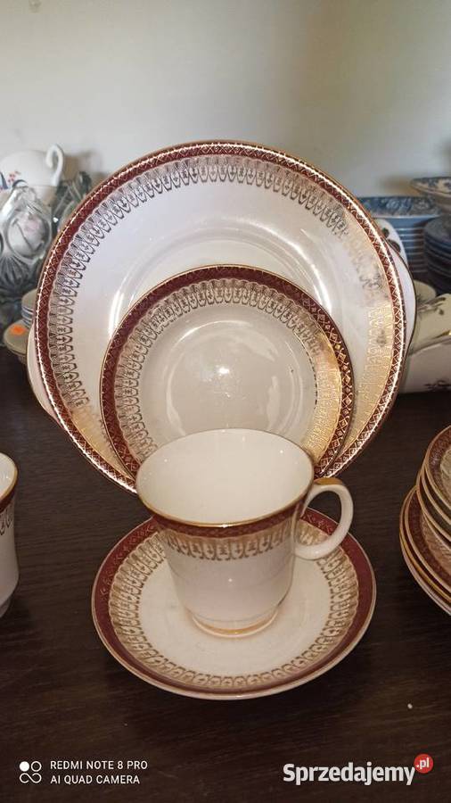 Filiżanka do kawy z talerzykiem deserowym Gdańsk