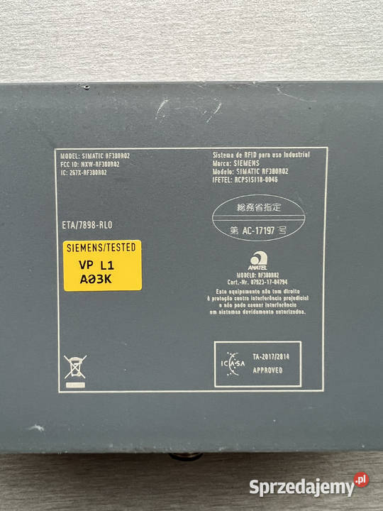 Siemens Simatic 6GT28013BA10 RF300 Reader RF380R