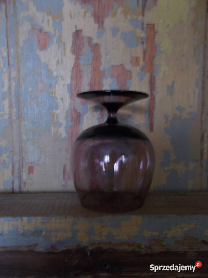 Kieliszek Oberżyna Lata PRLVintage zachodniopomorskie Szczecin sprzedam