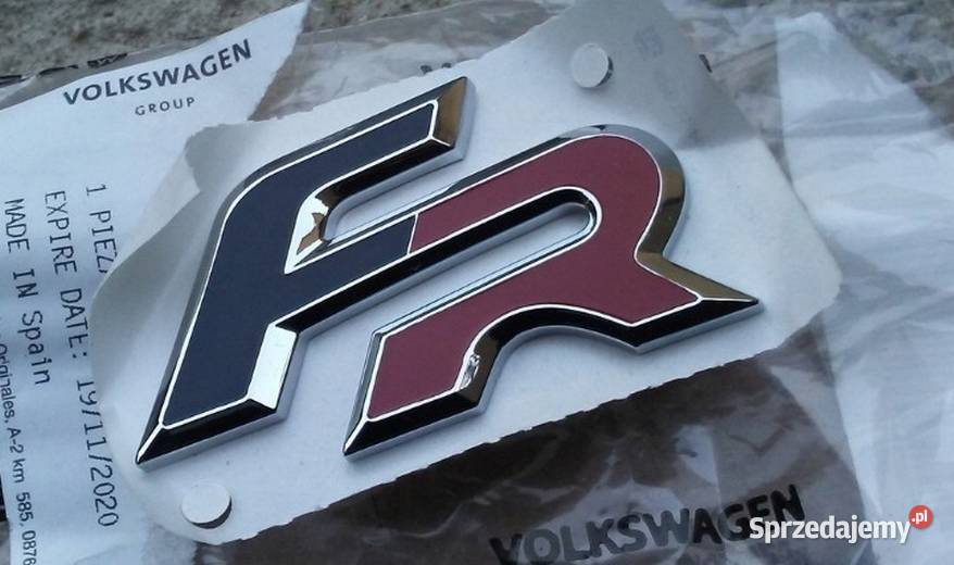 NOWY znaczek emblemat przyklejany FR klejany Zamość