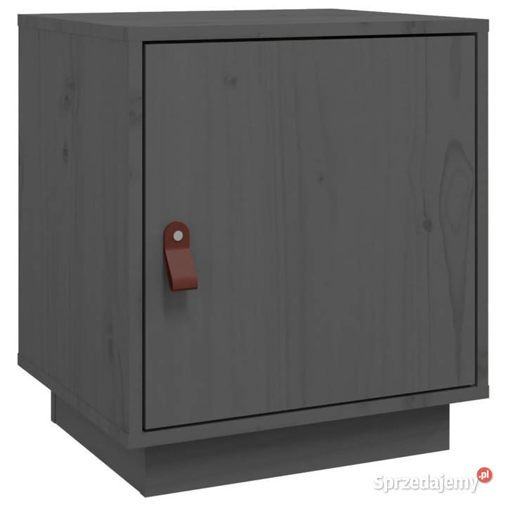 Szafka nocna szara 40x34x45 lite drewno sosnowe Warszawa