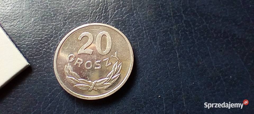 Stare monety 20 groszy 1976 PRL Polska cudo Lesko