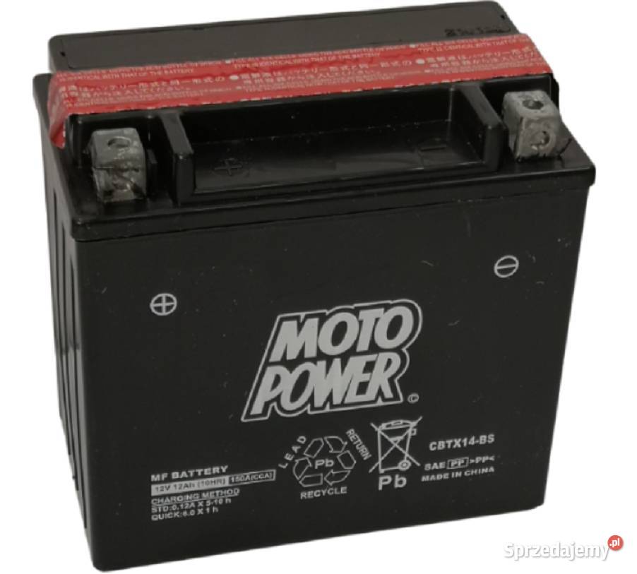Akumulator motocyklowy Moto Power CBTX14BS Tarnów