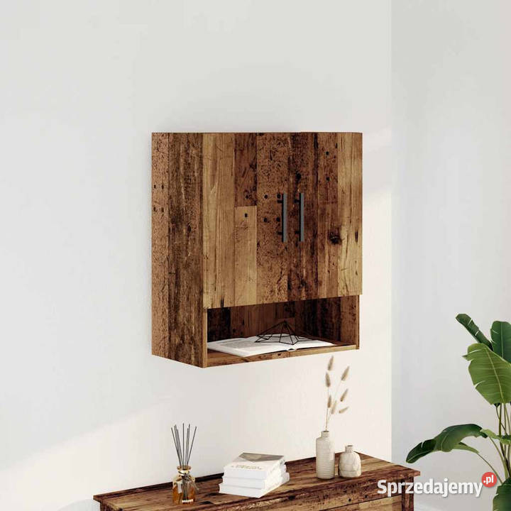 Szafka wisząca stare drewno 60x31x70 WM857298 Warszawa